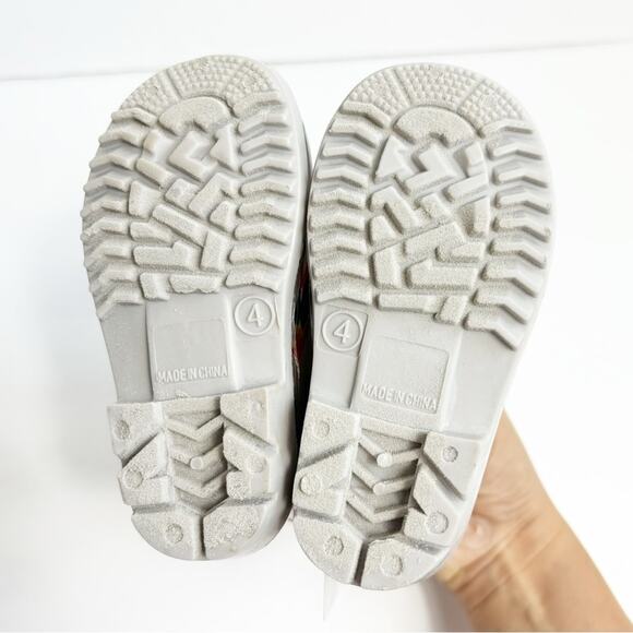 CARTER'S BOY PRIME RAIN BOOT GREY SIZE 4 BRAND NEW WITH TAGS - Picture 7 of 8